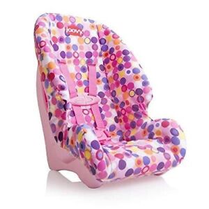 Joovy Toy Booster Car Seat  for dolls - Pink Dot