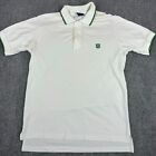 Dunning Golf Polo Shirt Men's Size Small White Embroidered Logo Short Sleeve
