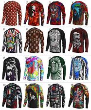 Jersey Cycling Skull Wear Bike Motorcycle Ghost Long Shirt Ride Bicycle Apparel