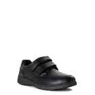 GEORGE - VARIOUS SIZES - Men's Black Mike Double Strap Comfort Sneakers - NEW!