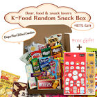Korean Random Snack Box New Chips/Pies/Jellies/Candies/Snacks + BTS BT21 Gift