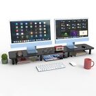 Dual Monitor Stand Riser 42 Inch Large Extra Long Monitor Stand Riser Wide Tv