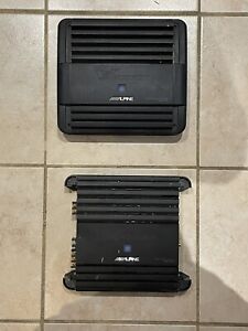 ALPINE  V-power Amp Lot MRP-F300 And F500 Untested