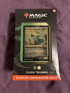 Magic The Gathering Token Triumph Commander Deck (Green/ White) MTG Sealed, New