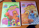 2 Disney Bear In The Big Blue House DVDs-Potty Time With Bear + Shapes / Colors
