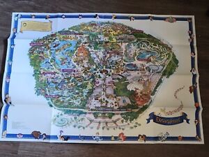 Disneyland Park Wall Map 2008 - New & Sealed!