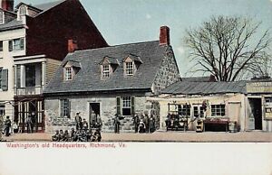 Washington's Old Headquarters, Richmond, Virginia, Very Early Postcard, Unused