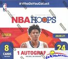 2020/21 Panini Hoops Basketball MASSIVE 24 Pack Sealed Retail Box-AUTO+192 Cards