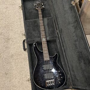 New ListingSchecter Diamond Series Damien Elite 4 Bass.  Trans Black With HSC. Cool.