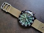 Invicta Mens Dive watch Trinite 100m Used model 1107 - doesnt hold time new band