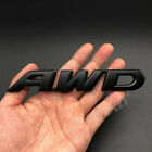 3D Metal  Matte Black AWD Car Trunk Emblem Badge Decal Sticker V6 4X4 SUV 4WD