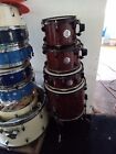 Dixon Demons Red Plasma 2000's -4 Pieces No Bass Tos Never Played Snare Used