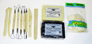 Polymer Clay Tools, Modeling Clay Sculpting Tools 9 Pc and Modeling Clay