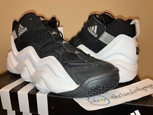 Men's adidas Top Ten 2000 Black White Kobe Bryant Crazy 8 OG 079101 Size 11 RARE