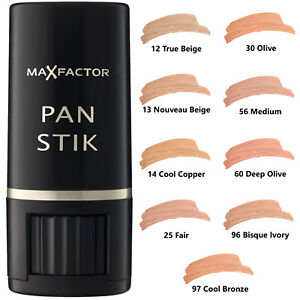 MAX FACTOR Panstik Pan Stik Full Coverage Foundation Stick 9g - *ALL SHADES*