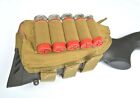 Rifle or Shotgun Buttstock Shell Ammo Pouch & cheek rest Many Camouflage colors