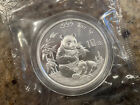 1996 1oz 10 Yuan China Silver Panda Coin (Large Date) BU in Capsule Mint Sealed
