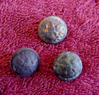 Dug Civil War Staff Cuff Buttons (PORT HUDSON)