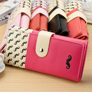 Fashion Women Leather Clutch Wallet Long Credit Card Holder Purse Handbag Gifts