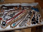 Jewelry Lot Necklace Brooch Brooches Bracelet & More Vintage  [a297]