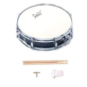 New Glarry Snare Drum Black Percussion Poplar 13x3.5 Inch
