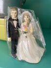 Vintage Bride And Groom Cake Topper New Old Stock Hong Kong