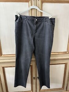 Lafayette 148 New York Soft Black Denim Jeans 16