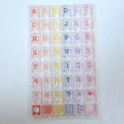 BUNTING FLAGS ALPHABET Unbranded Clear Stamps Banner Font Cardmaking  Words um42