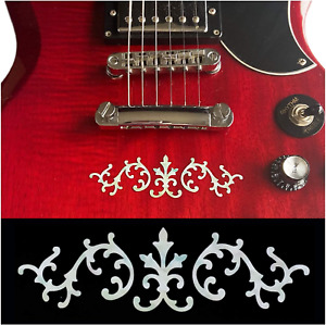 Guitar and Bass Vintage Vine Body Inlay Sticker Decal