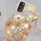 Girls Bling Glitter Diamond Women Rhinestones Crystal Case Cover for Cell Phones