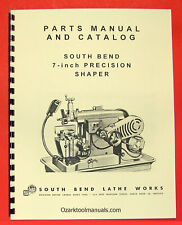 SOUTH BEND 7 inch Precision Metal Shaper Parts Manual 0673