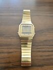 Seiko Watch Memory Digital Rare D409-5009  Gold Tone Working Condition Vintage