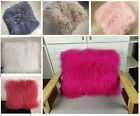 100% Real Mongolian Tibetan Lamb Fur Pillow Cushion Wool Fur Pillowcase 6 Color