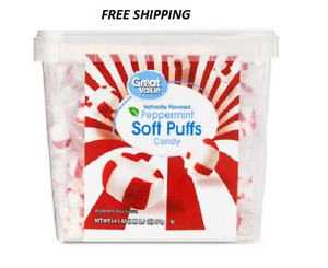 Great Value Peppermint Soft Puffs Candy, 34.5 oz