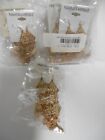 (LOT #13) WHOLESALE LOT OF 10 VINTAGE PAIR OF DANGLING GOLD TONE EARRINGS
