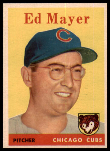 1958 Topps Ed Mayer #461 Rookie NrMint