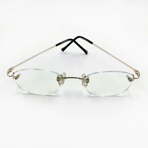 Rimless Titanium Alloy RX Prescription Eye Glasses Frame Unisex Flexible 47mm
