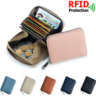 Real Leather Womens Multi-card Wallet RFID Clutch Coin Purse Card Handbag Gift