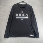 The Nike Tee Sacramento Kings Basketball Dri-Fit Long Sleeve Shirt Men’s XL G8