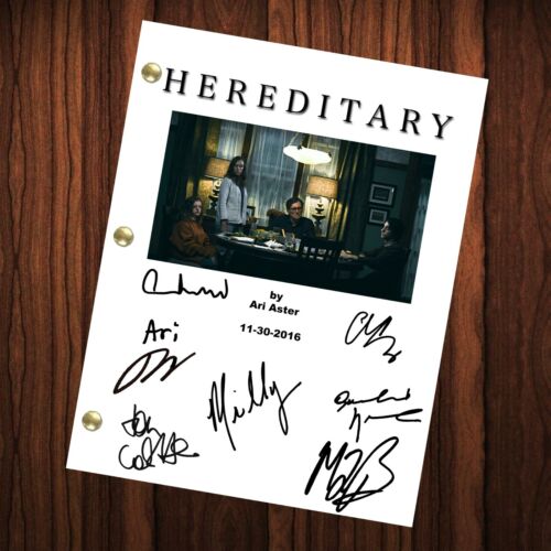 Hereditary Movie Signed Autographed Script Full Screenplay Full Script Reprint