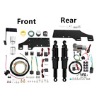 Front Air Ride Lowering Kit & Rear Suspension For Harley Street Road Glide 14-23