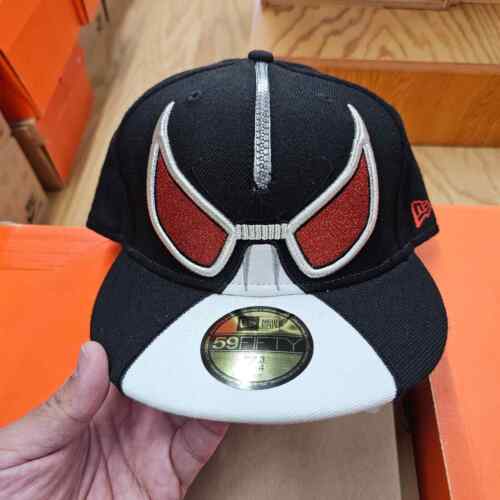 New Era 59Fifty Bane Mask Zipper Fitted Hat Cap 7 3/4 Batman DC Black