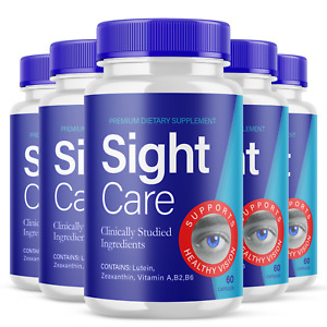 (5 Pack) Sight Care Pills, SightCare Eye Vision Health Supplement (300 Capsules)