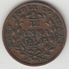 Coin India (British-East India Company) 1/12 Anna 1835  KM445