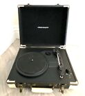 Crosley Executive Black / White Faux Leather Record Player CR6019A-BK
