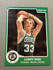 LARRY BIRD - 1985-86 Star - GREEN BORDER - BOSTON CELTICS - #95 - MINT - HOF