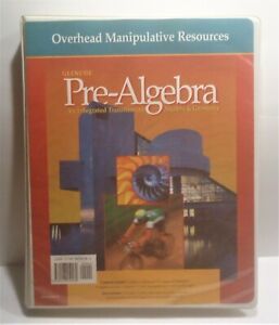 Glencoe Pre-Algebra Teacher's Guide Overhead Manipulative Resources Kit Set New