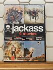 Jackass 4-Movie Collection (DVD) New Sealed Ships FREE MTV Johnny Knoxville