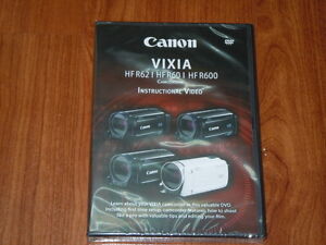 New Canon Camcorders Instructional DVD Video  Vixia HF R62 R60 R600 660685137455