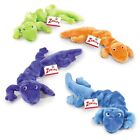 Zanies Dog Plush Toy Bungee Geckos Squeaker Squeaky Stretches 16